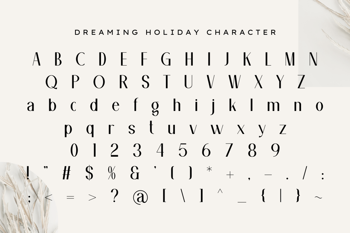 Dreaming Holiday - Minimalist Sans, a Sans Serif Font by Masyafi Studio (Photo 2 of 7)