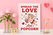 Valentine's Day Png Cupid Popcorn, an Illustration by Canvas Craft (Thumbnail 3 of 7)