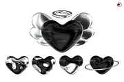 Y2K 3D Black Metallic Collection, an Object Graphic by JaoGam (Thumbnail 2 of 8)
