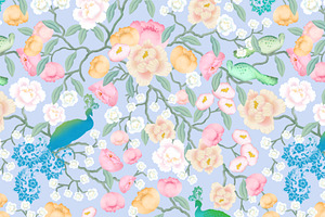 Chinoiserie In Bloom - Pattern