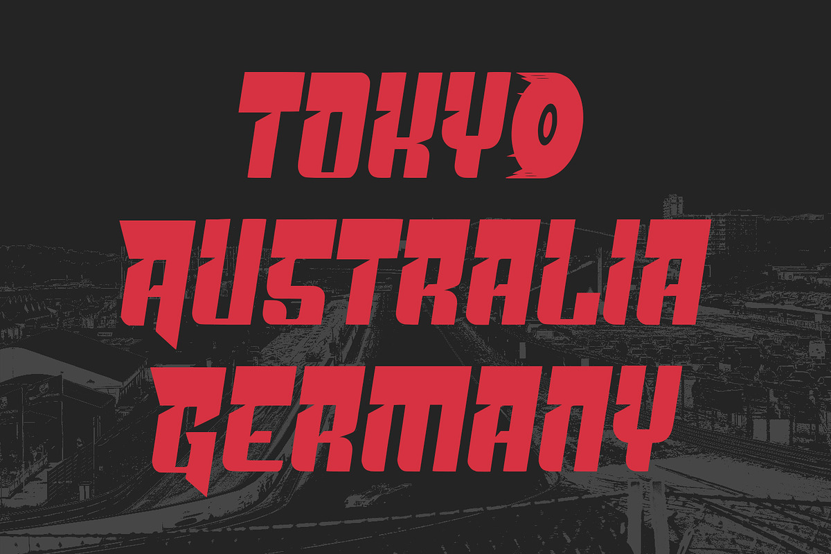 Drift Out Racing Display Font, a Sans Serif Font by Maulana Creative (Photo 3 of 7)