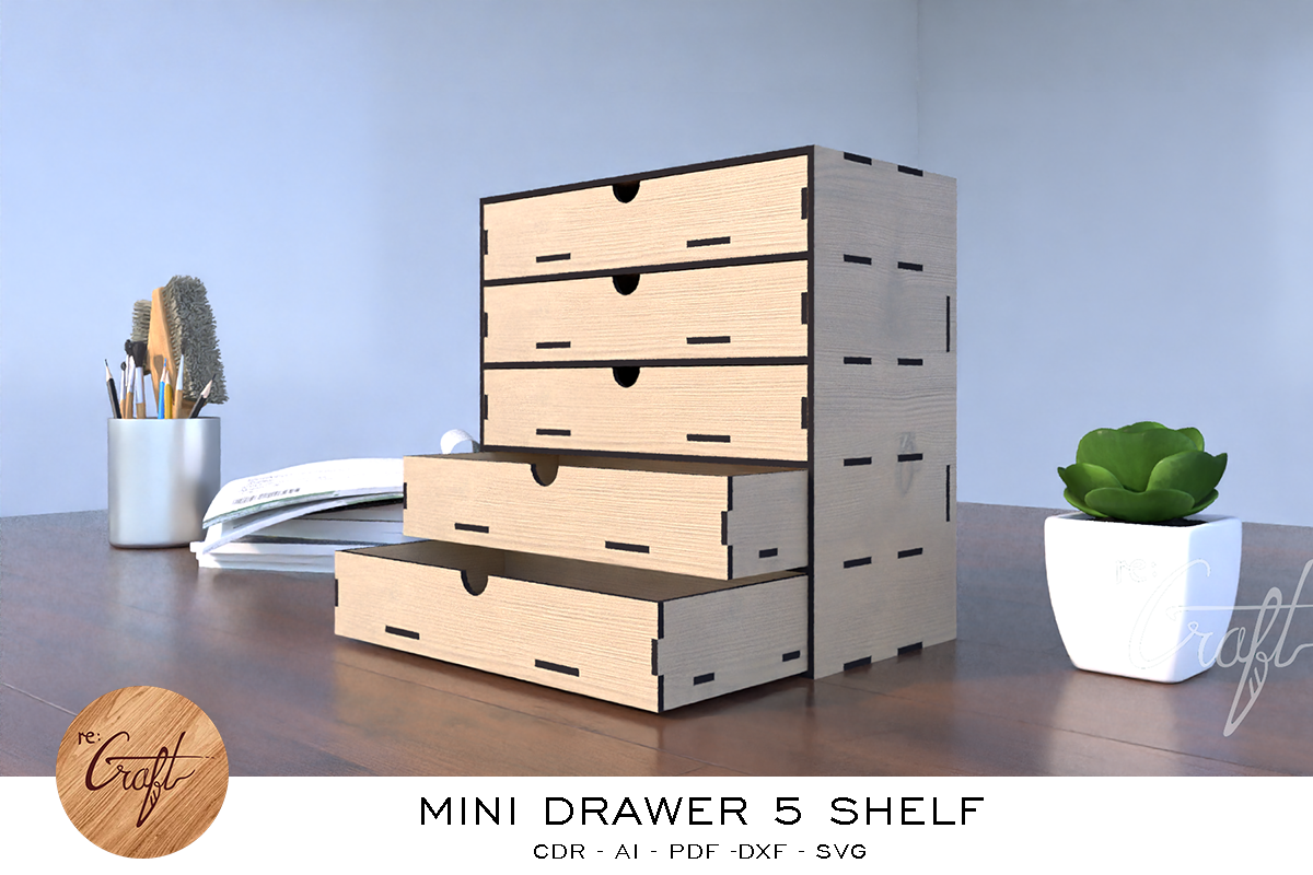 Desk Organizer 5 Drawers, a Templates & Theme by StanleyTirtoutomo (Photo 5 of 7)