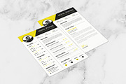 Yellow Fun CV Resume, a Resume Template by Fannan Studio (Thumbnail 2 of 3)