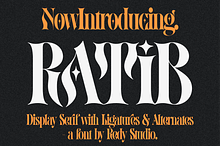 Ratib – Modern Serif Font