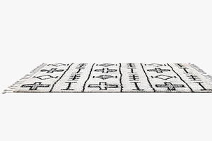 Scandinavian Rugs Set 3d Model