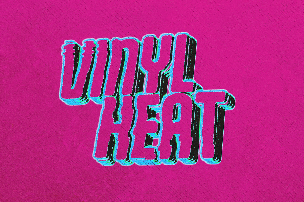 Retro Funk 3D Text Effect Template, a Layer Style Add-On by DesignerCandies (Photo 3 of 7)