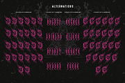 Mega Snake Typeface, a Blackletter Font by alit design (Thumbnail 14 of 20)