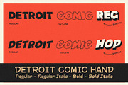 Detroit Comic – Comic Font Pair, a Sans Serif Font by Prioritype Co (Thumbnail 8 of 12)