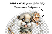 Whimsical Baby Animals Watercolor, an Illustration by one-touch (Thumbnail 9 of 23)
