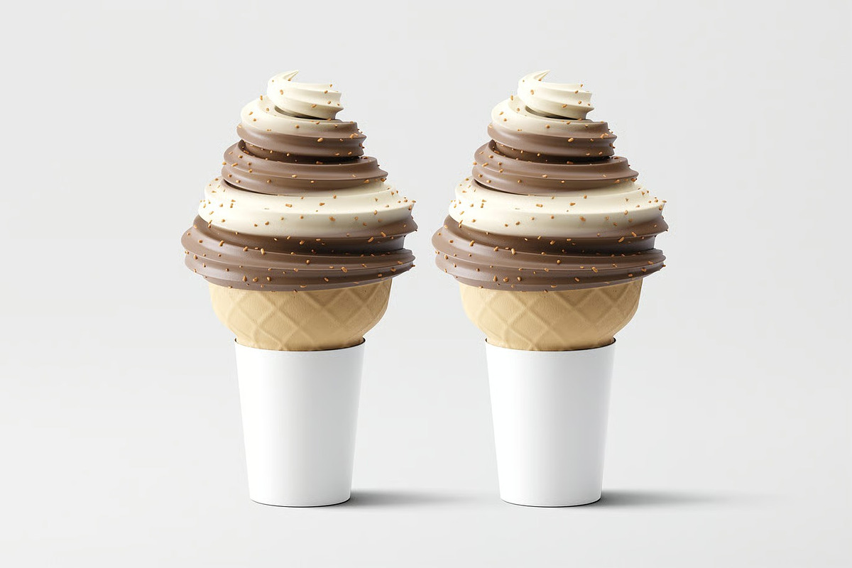 Ice Cream Cup Mockup, a Product Mockup by zpackcreative (Photo 2 of 4)