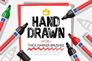 Thick & Dry Marker Brushes