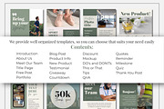 Pastel Green Instagram Template, a Social Media Template by Everyday Perfection (Thumbnail 3 of 8)