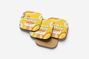 Coaster Mockup, a Product Mockup by Indah (Thumbnail 3 of 6)