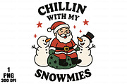 Funny Christmas PNG Cute Santa, an Illustration by Daily.Designs (Thumbnail 1 of 10)