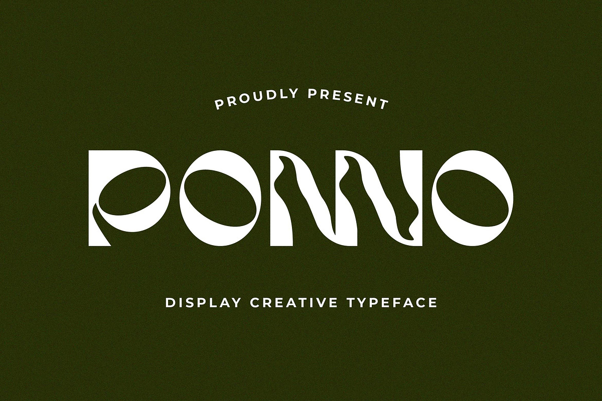 Ponno Creative Display Font, a Sans Serif Font by Artiveko (Photo 1 of 8)