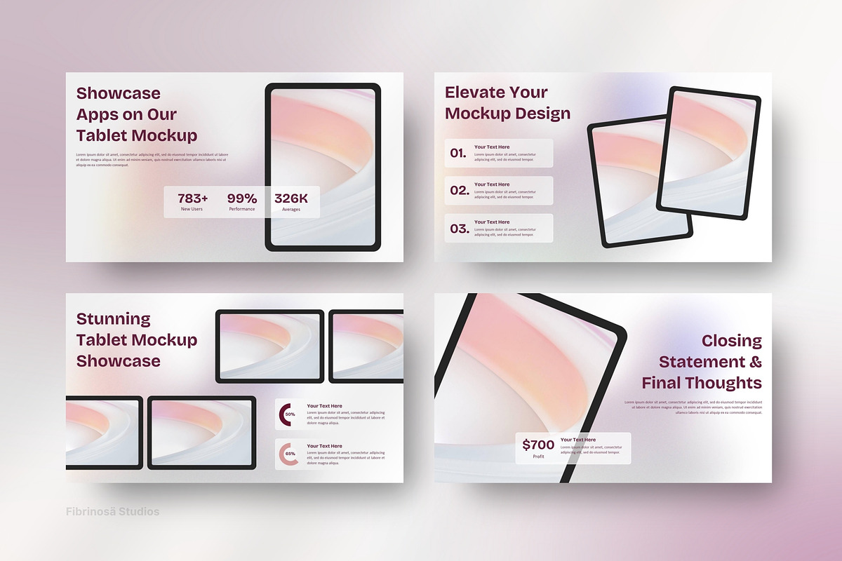 Tablet Mockup, a Presentation Template by FIBRINOSÄ (Photo 2 of 6)