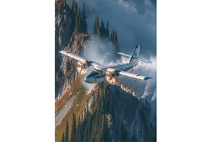 In Eastern Washington State, an air, a Background Photo by ZinetroN