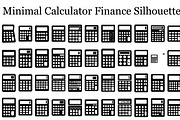Minimal Calculator Finance Silhouett, a Graphic by hafijul (Thumbnail 1 of 11)