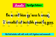 Acantis, a Script Font by Eurotypo (Thumbnail 4 of 5)