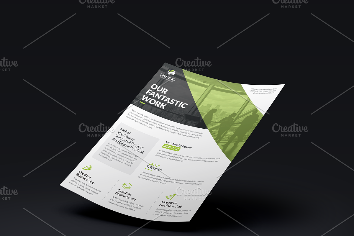 Corporate Flyer, a Flyer Template by GenerousArt (Photo 2 of 5)