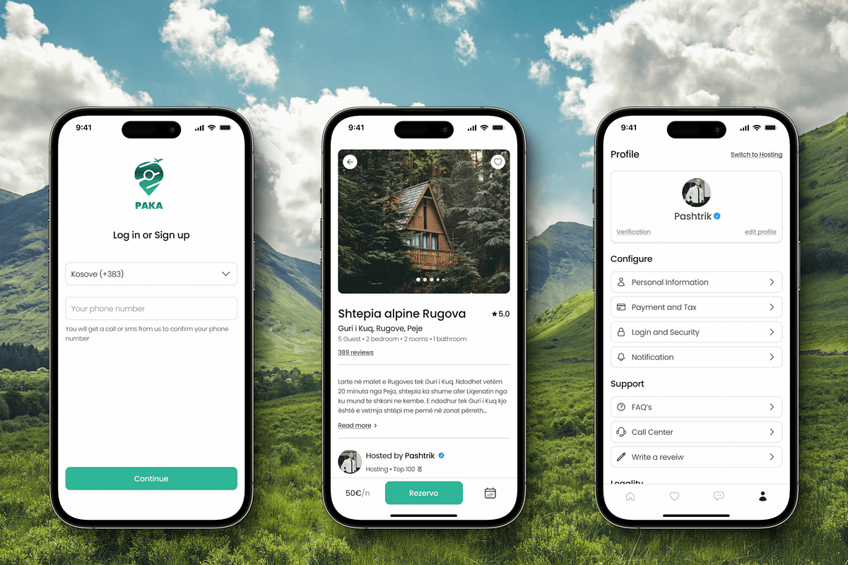 UI / UX Design | Booking App, a Templates & Theme by PashtrikKajtazaj (Photo 2 of 2)