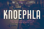 Knoephla Font Collection – 4 Styles, a Sans Serif Font by WDCo (Thumbnail 1 of 7)