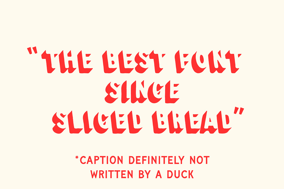Chapstick Handdrawn Display Font, a Sans Serif Font by Off The Rack © (Photo 6 of 7)