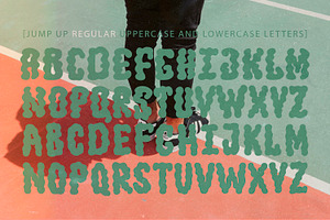 Jump Up Wavy Groovy Font Duo