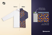 Toddler Turtle Neck Tshirt Mockup, a Shirt Mockup by Designertale (Thumbnail 2 of 11)