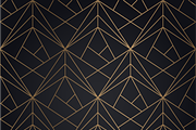 Golden Geometric Backgrounds, a Pattern Graphic by CreativesCastle (Thumbnail 6 of 6)
