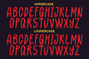 SorrowBloody - Modern Scary Typeface, a Handwritten Font by MaikoHatta (Thumbnail 3 of 6)
