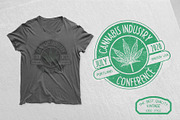 Vintage Cannabis Expo Logo Template, a Branding & Logo Template by The Design For Co. (Thumbnail 6 of 6)