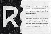 Remah Pro / san serif typeface, a Font by Rosario Nocera (Thumbnail 2 of 13)