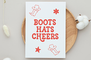 Cowboy Howdy - Retro Display Font, a Handwritten Font by SaktiAvellin (Thumbnail 5 of 8)