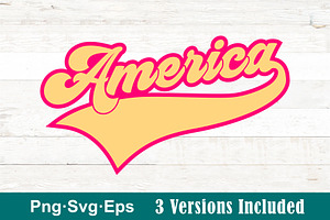 America Vintage Graphic PNG SVG, a Graphic by JamFilledDesigns
