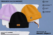 Realistic Beanie Mockup, a Hat Mockup by Easybandits (Thumbnail 3 of 4)