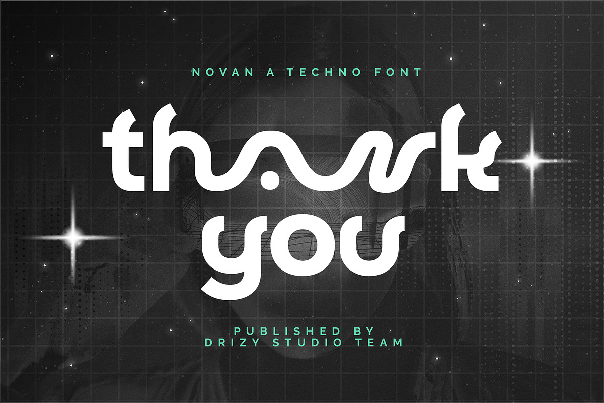 Novan, a Font by Drizy (Photo 10 of 10)