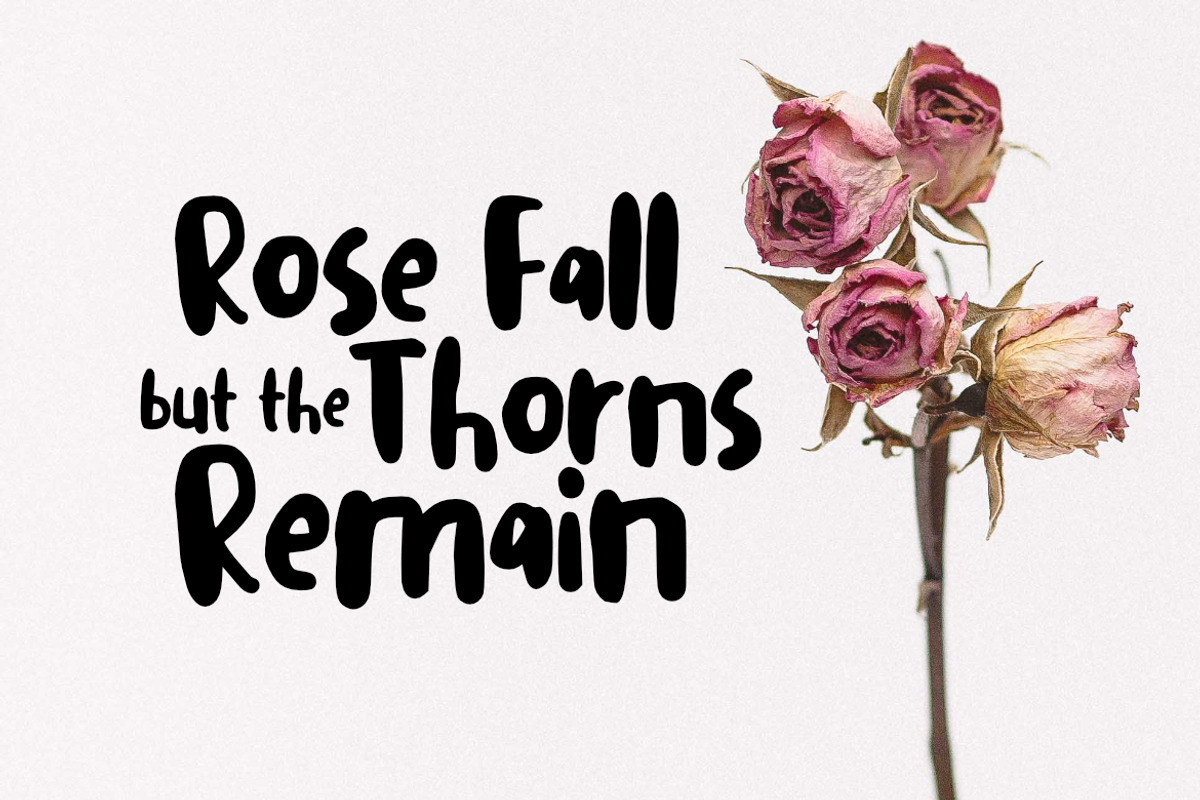 Flowery Brush Font, a Font by YandiDesigns (Photo 3 of 4)