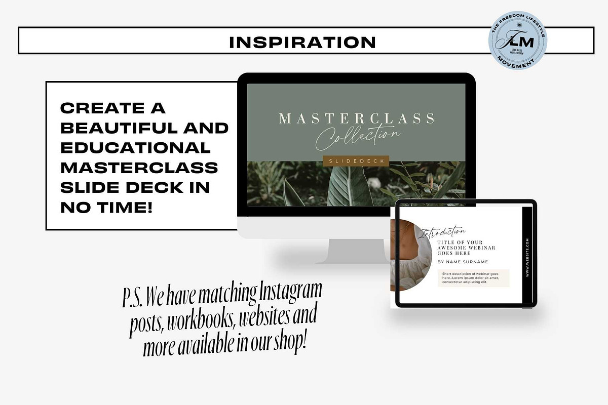 Masterclass Deck - Tropical Boho, a Presentation Template by Freedom Business Shop (Photo 9 of 11)