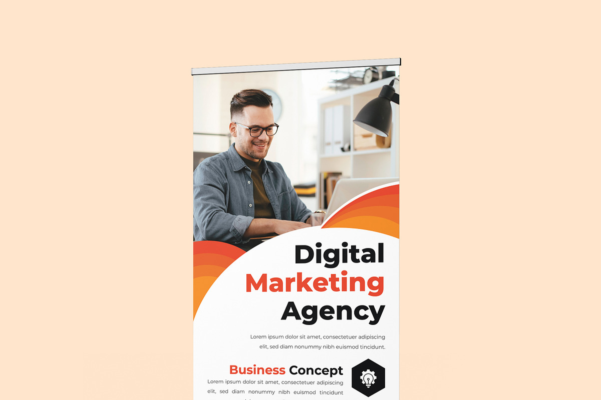 Marketing Roll Up Banner, a Print Template by MightyDesign (Photo 2 of 8)