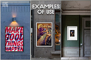 Street Poster Frames 35 mockups, an Advertising Mockup by Madebyvadim (Thumbnail 4 of 7)