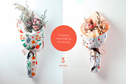 Bouquet Paper Mockup, a Packaging Mockup by dpi (Thumbnail 1 of 6)