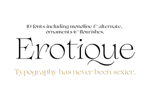 Erotique - 10 Fonts