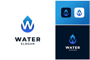 Letter W Water Drop Logo, a Branding & Logo Template by ika trisiana (Thumbnail 2 of 2)