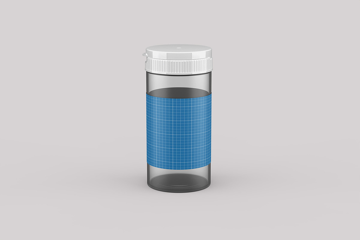 Transparent Plastic Bottle Mockup, a Product Mockup by Illusiongraphic (Photo 12 of 20)