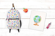 Watercolor School Seamless Patterns, a Pattern Graphic by SvetaArtStore (Thumbnail 2 of 6)