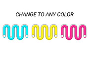 Neon geometric shape,poster,patten, an Object Graphic by Iryna Danyliuk (Thumbnail 3 of 17)
