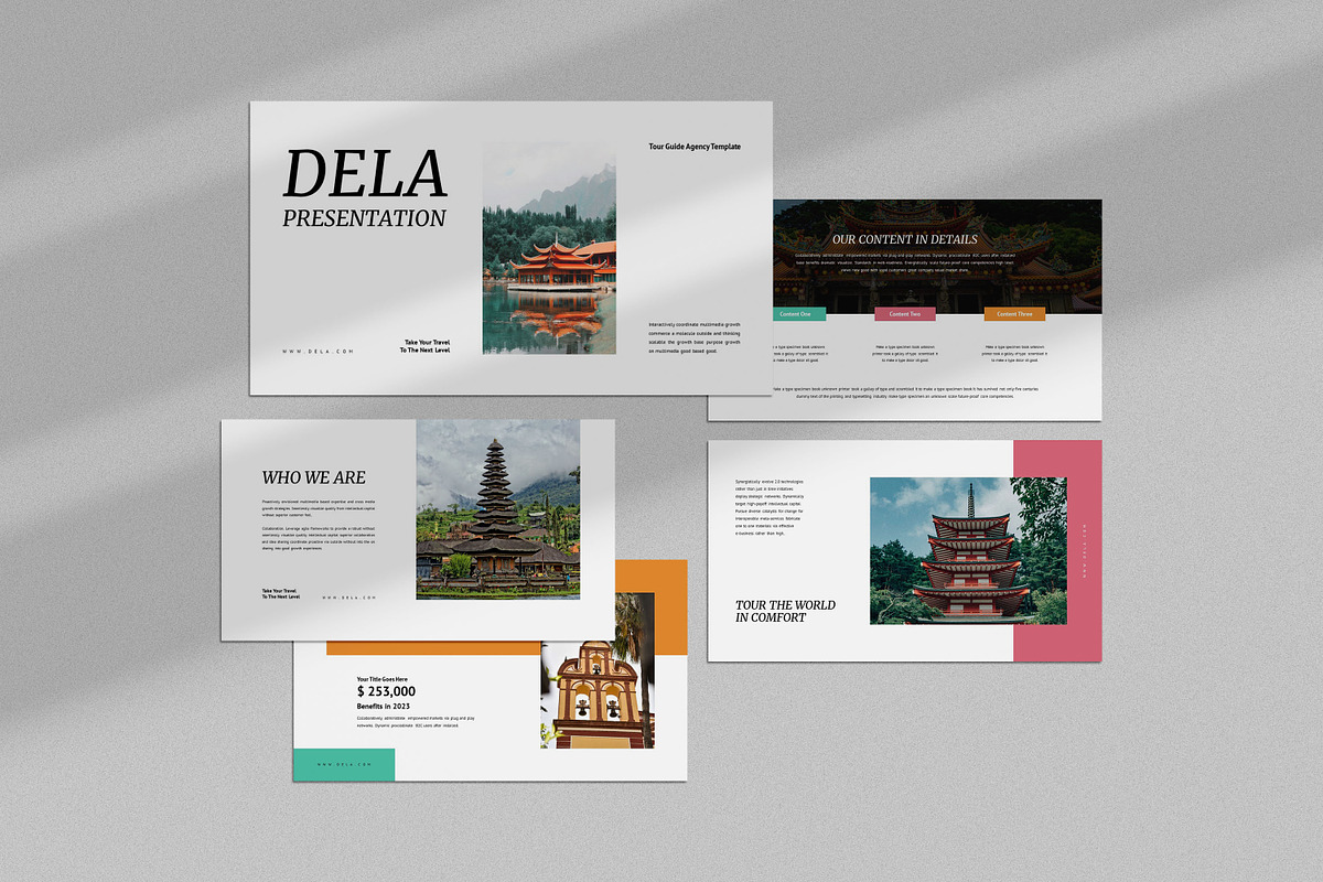 Dela : Tour and Travel Google Slides, a Presentation Template by Punkl Camp (Photo 1 of 9)