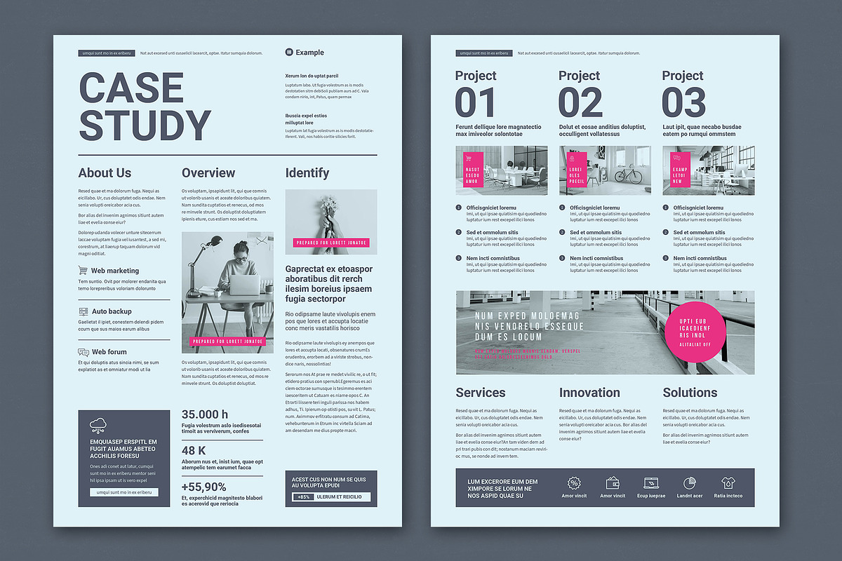 Case Study | Corporate Flyer, a Flyer Template by TypoEdition (Photo 1 of 2)