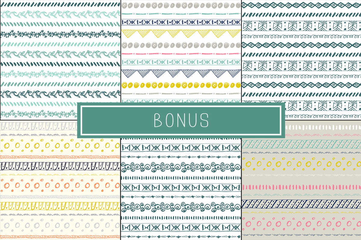 76 Whimsical inky patterns, a Pattern Graphic by SomStock (Photo 7 of 9)